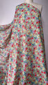 100% Japanese Cotton – Pale Turquoise Green Floral *Exclusive